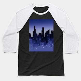 Cityscape dawn Baseball T-Shirt